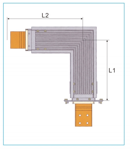 整体式接地母线 垂直带始端接头